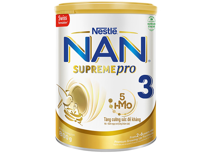 Sữa Nan Supreme Pro 5HMO số 3 800g (2-6 tuổi)