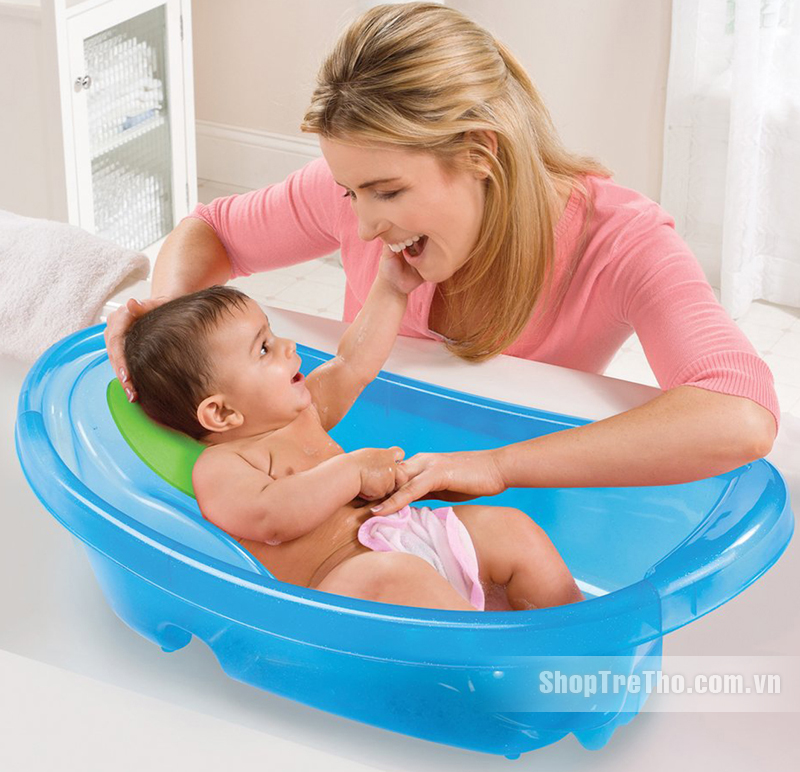 Chậu tắm có lưới xanh Summer 09150 - Sparkle N Splash Tub Blue