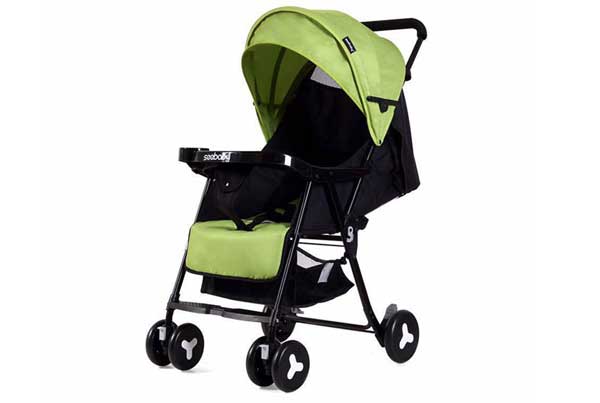 Xe đẩy Seebaby QQ3 màu xanh là cây