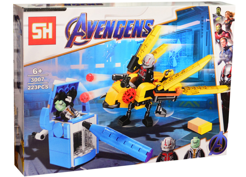 Hộp ráp Avengers Người kiến 223pcs 3007