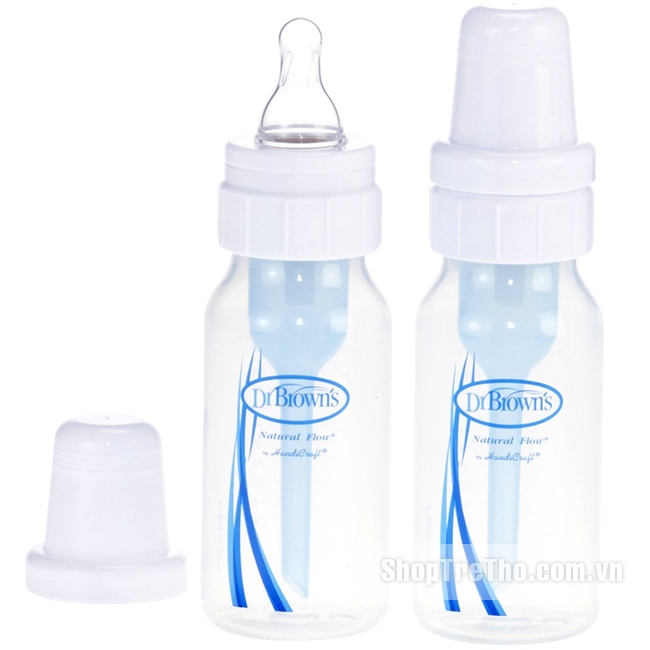 Bình sữa Dr Brown 120ml cổ hẹp PP BPA Free