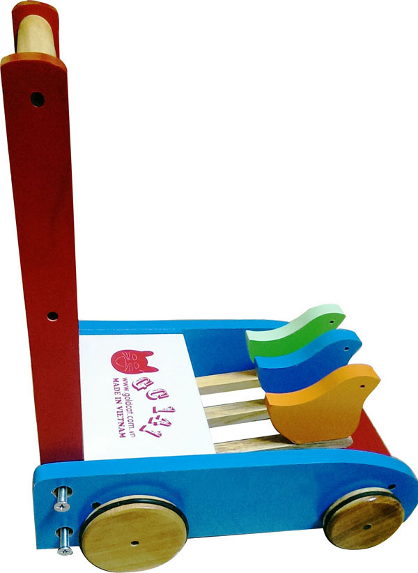 Xe tập đi Gold Cat GC141 có 3 con chim