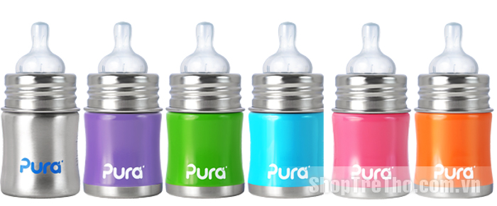 Bình sữa cao cấp cho bé Inox Pura