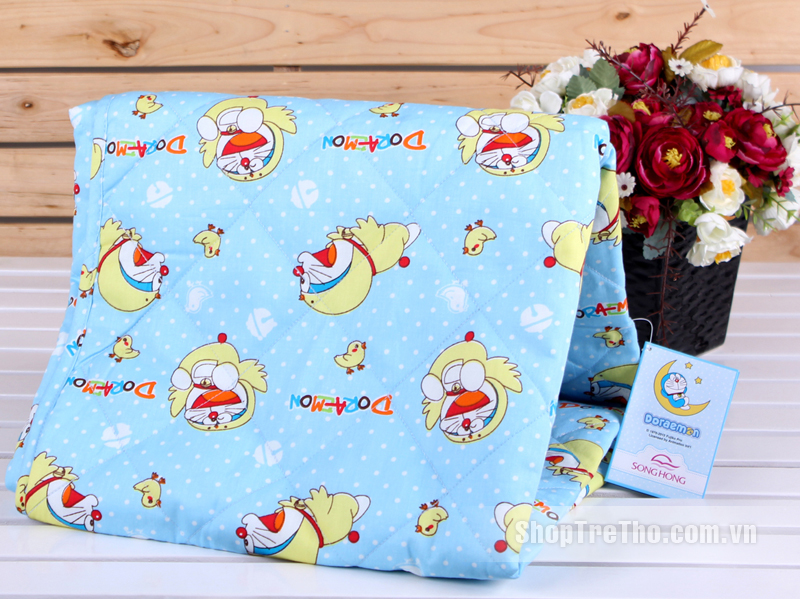 Chăn bế trẻ em Sông Hồng hình mèo Doraemon B13-006