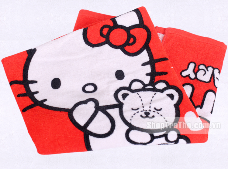 Khăn tắm Hello Kitty 60 x 120 cm