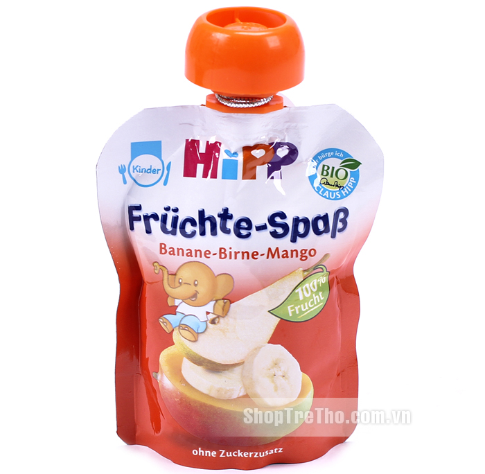 Trái cây nghiền Hipp Chuối Lê Xoài