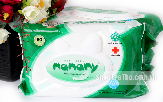 Giấy ướt Mamamy (80 tờ)