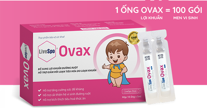 Bào tử lợi khuẩn OVAX (10 ống*5ml)