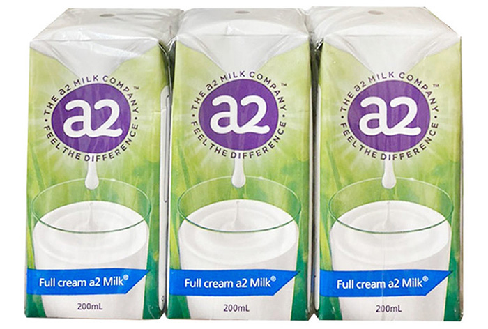 Sữa tươi nguyên kem A2 200ml (lốc 6 hộp)