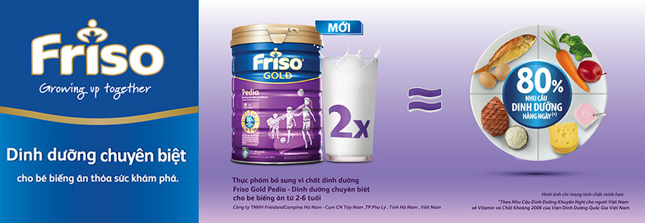 Sữa Friso Gold Pedia 900g