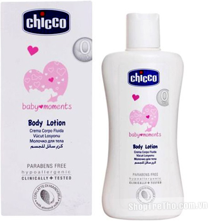 Sữa dưỡng thể chiết xuất Hạnh nhân Chicco 200ml