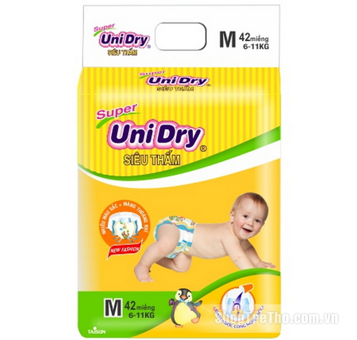 Tã dán UniDry M42 cho trẻ từ 6 - 11kg