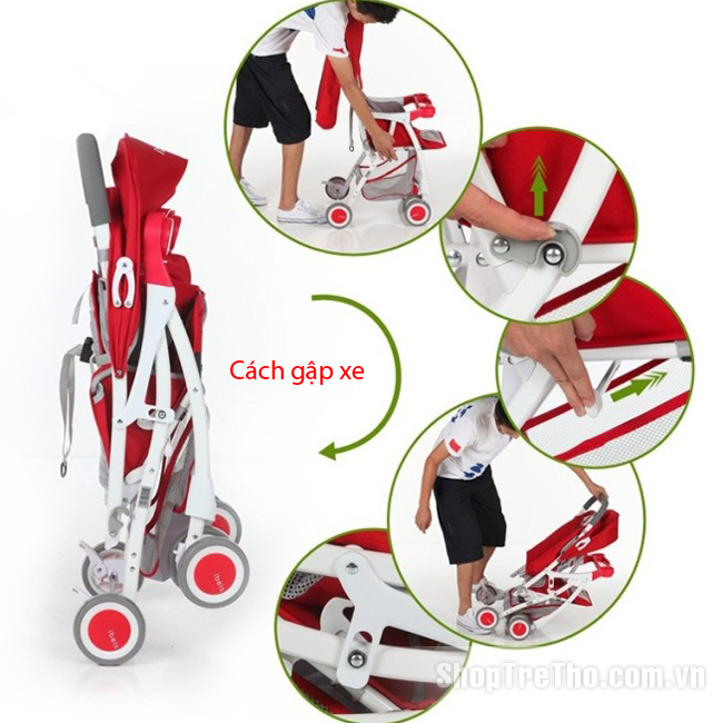 Xe đẩy trẻ em siêu nhẹ Ibeis A05