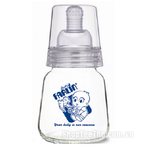 bình sữa Farlin thủy tinh chịu nhiệt 60ml NB205G