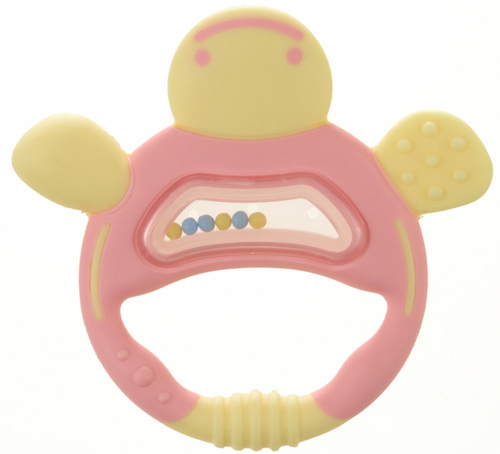 Xúc xắc gặm nướu tròn (hồng) Richell RC42328