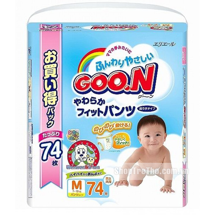 Tã - Bỉm GOO.N nội địa M74 (7-12 kg)