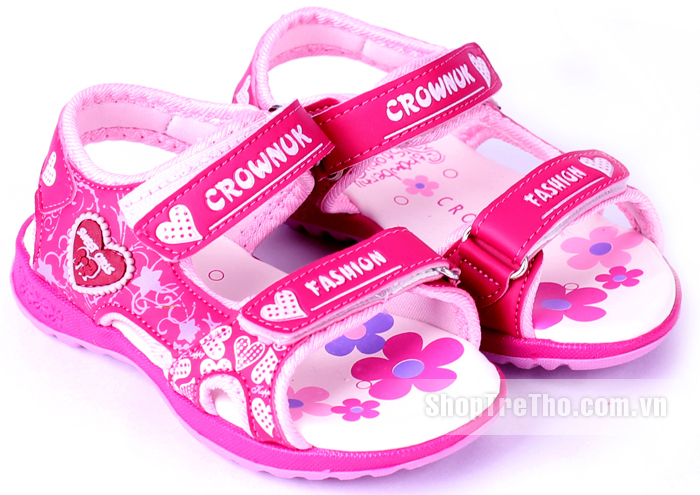 Dép sandal cao cấp Crown cho bé gái GD-324