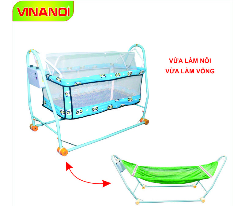 Bộ nôi võng tự động cho bé Vinanoi VNN-NV20
