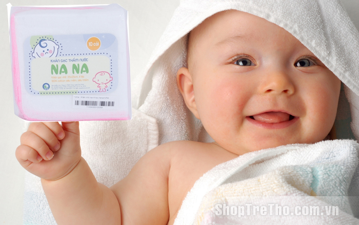 Khăn sữa 4 lớp Nana cho bé