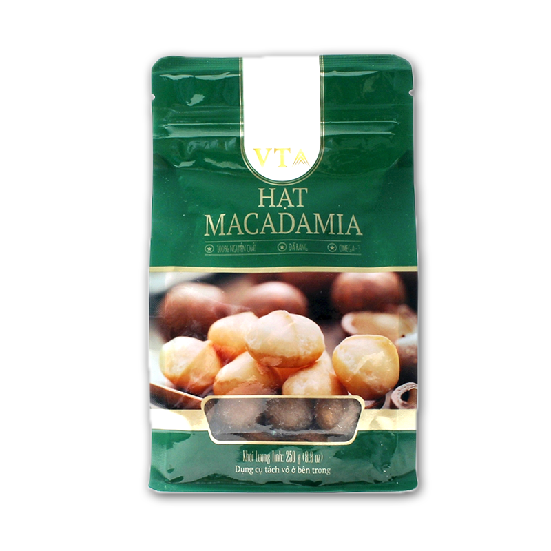 Hạt Mắc Ca, Nướng, tiệt trùng, có vỏ 200gr