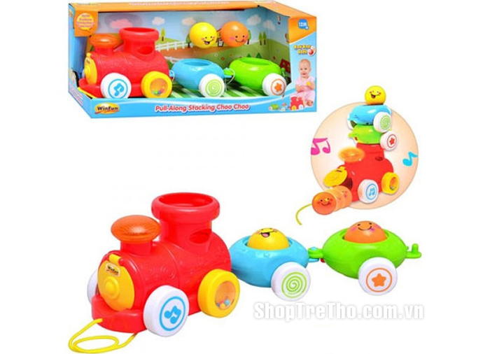 Đồ chơi xếp chồng tàu hỏa Winfun 0750
