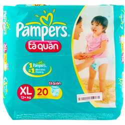 Bán Tã - bỉm quần Pampers XL20 dành cho bé từ 12kg trở lên