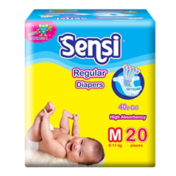 Bán Tã - Bỉm Sensi Regular size M20 (8-11kg)