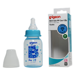 Bán Bình sữa PP cao cấp Pigeon cho bé trai (0M+)