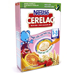 Bán Bột dinh dưỡng Nestle Cerelac ngũ cốc trái cây