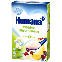 Bán Bột ăn dặm Humana Anh đào - Chuối