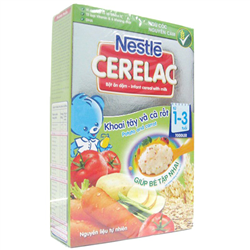 Bán Bột dinh dưỡng Nestle Cerelac khoai tây và cà rốt (200gr)