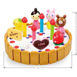 Bán Đồ chơi gỗ bộ bánh sinh nhật Mother Garden 77A