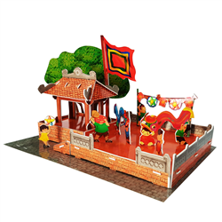 Bán Bộ xếp hình 3D Trung Thu Việt - Múa Lân đón trăng