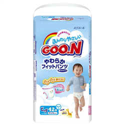 Bán Tã - bỉm Goon nội địa XL42 cho bé trai