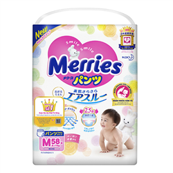 Bán Tã - bỉm quần Merries M58 (6-11kg)