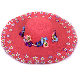 Bán Mũ vành rộng handmade du lịch cho mẹ Q330