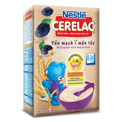 Bán Bột ăn dặm Nestle Cerelac yến mạch & mận tây (200g)