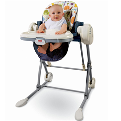 Bán Ghế ăn Fisher Price cho bé kết hợp xích đu