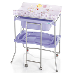 Bán Bộ kệ tắm cho bé có bánh xe Brevi Lido Split BRE562 (nhiều màu)