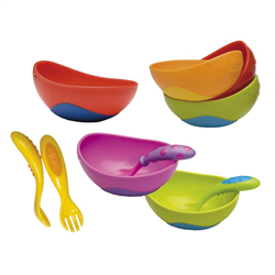 Bán Bộ bát thìa Nuby 327 - Bộ chén muỗng Nuby 327 dành cho bé