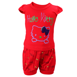 Bán Bộ quần áo mèo Hello Kitty