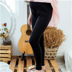 Bán Quần bầu legging dài trơn xanh đen Emum