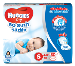 Bán Tã - Bỉm dán Huggies S30 (4-8 kg)
