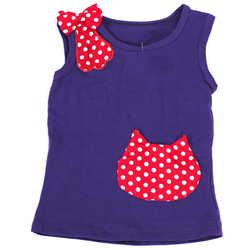 Bán Áo ba lỗ điệu đà cho bé gái size S6