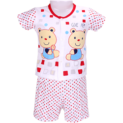 Bán Bộ quần áo cộc Thái Lan baby 70W76 màu đỏ