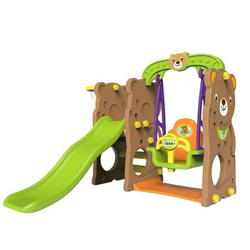 Bán Cầu trượt xích đu hình gấu Tobebe VBC-CHD-161
