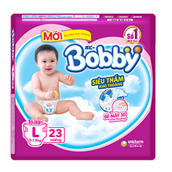 Bán Tã - bỉm Bobby L23 (siêu mỏng)