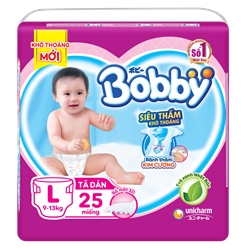 Bán Tã - bỉm dán Bobby L25 (9-13kg)