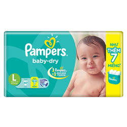 Bán Tã - bỉm dán Pampers L60 (9-14kg)