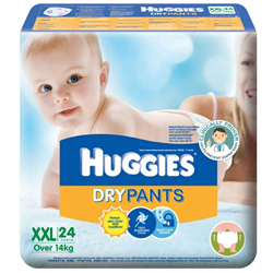 Bán Tã - bỉm quần Huggies XXL24